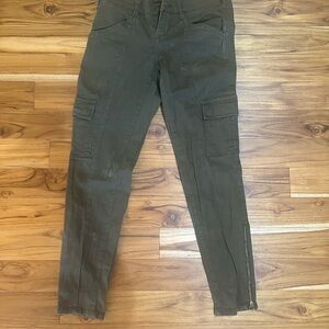 The Limited Dark Green Utility Pants